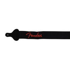   0990662015 Fender  2" guitar strap 'Poly Logo', red Fender logo