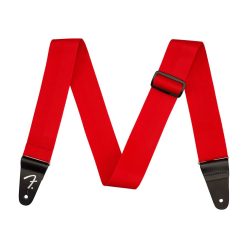 0990662025 Fender  Polypro guitar strap, red