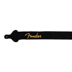   0990662070 Fender  2" guitar strap 'Poly Logo', yellow Fender logo