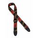 0990681500 Fender  2" guitar strap 'Monogrammed', black-yellow-red