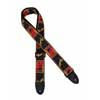 0990681500 Fender  2" guitar strap 'Monogrammed', black-yellow-red