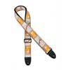 0990683000 Fender  2" guitar strap 'Monogrammed', white-brown-yellow