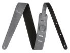 0990691006 Fender  2" guitar strap, suede, reversible, black/gray