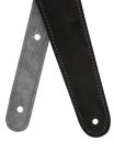 0990691006 Fender  2" guitar strap, suede, reversible, black/gray