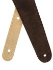 0990691021 Fender  2" guitar strap, suede, reversible, brown/tan