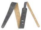 0990691024 Fender  2" guitar strap, suede, reversible, gray/tan