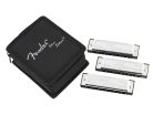 0990701021 Fender  Blues Deluxe harmonica pack of 3 pieces (C, G, A), with case