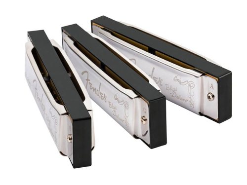 Фендер 0990701021 Блус Делукс Хармоника Комплект – 3 броя (До, Сол, Ла) с калъф