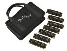 0990702049 Fender Blues DeVille harmonicas, pack of 7 pieces, with case