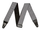 0990709005 Fender  guitar strap, houndstooth, white