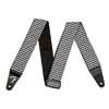 0990709005 Fender  guitar strap, houndstooth, white