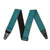 0990709057 Fender  guitar strap, houndstooth, teal