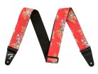 0990719009 Fender Hawaiian 2" guitar strap, red floral