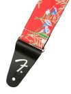 0990719009 Fender Hawaiian 2" guitar strap, red floral