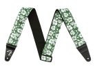 0990719049 Fender Hawaiian 2" guitar strap, green floral