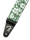 0990719049 Fender Hawaiian 2" guitar strap, green floral