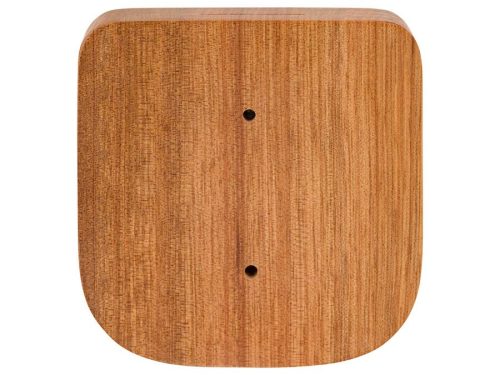 Fender 0990804122 Level-Up Strat Wandhalter – Mahagoni-Finish, feste versetzte Dübel, Plektrumschlitz