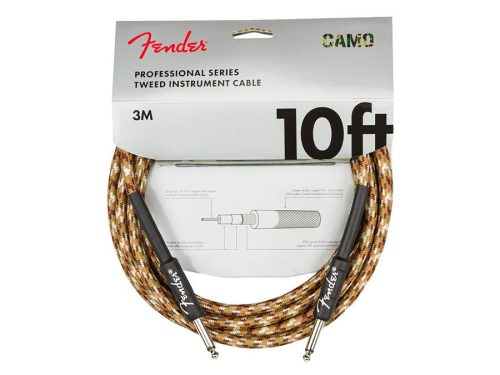 0990810107 Fender Professional Series instrument cable 2x jack (metal) 10', desert camo