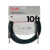 0990810146 Fender Limited Edition Professional Tweed instrument cable, 10ft, sherwood green