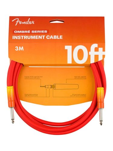 0990810200 Fender  10' Ombré cable, tequila sunrise