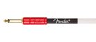 0990810209 Fender  John 5 instrument cable, white and red, 10'