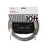 0990810288 Fender Professional Series 10' instrument cable, 10ft, checkerboard