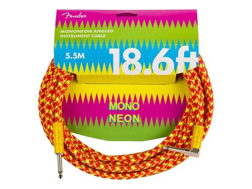 0990818282 Fender Mononeon 18,6' angled instrument cable, orange