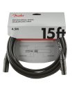 0990820018 Fender Professional Series microphone cable, 15ft, black