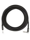 0990820019 Fender Professional Series instrument cable, 18.6ft, 1x angled, black