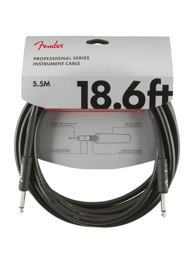 0990820020 Fender Professional Series instrument cable,18.6ft, black