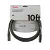 0990820022 Fender Professional Series microphone cable, 10ft, black