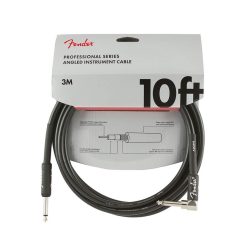   0990820025 Fender Professional Series instrument cable, 10ft, 1x angled, black