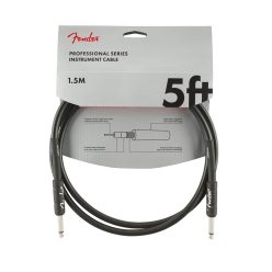   0990820026 Fender Professional Series instrument cable, 5ft, black