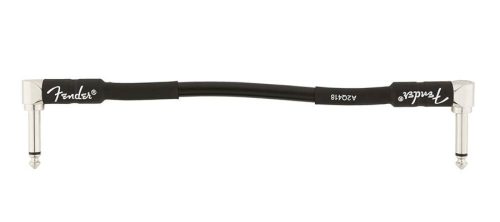 0990820056 Fender Professional Series patch cables, (bowl 20pcs), 6", 2x angled, black