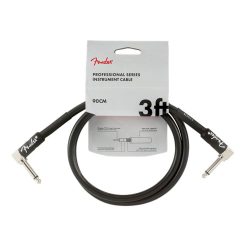   0990820058 Fender Professional Series instrument cable, 3ft, 2x angled, black
