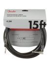 0990820059 Fender Professional Series instrument cable, 15ft, 1x angled, black