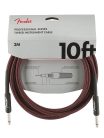 0990820061 Fender Professional Tweed instrument cable, 10ft, red tweed