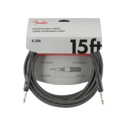   0990820065 Fender Professional Tweed instrument cable, 15ft, gray tweed