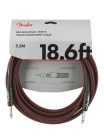 0990820067 Fender Professional Tweed instrument cable, 18.6ft, red tweed