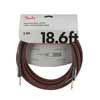 0990820067 Fender Professional Tweed instrument cable, 18.6ft, red tweed