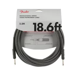   0990820068 Fender Professional Tweed instrument cable, 18.6ft, gray tweed
