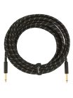 0990820075 Fender Deluxe Series instrument cable, 25ft, black tweed