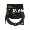 0990820079 Fender Deluxe Series instrument cable, 18,6ft, 1x angled, black tweed