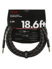 0990820080 Fender Deluxe Series Instrument cable, 18.6ft, black tweed