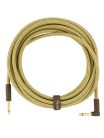 0990820082 Fender Deluxe Series instrument cable, 18.6ft, 1x angled, tweed