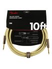 0990820089 Fender Deluxe Series instrument cable, 10ft, tweed