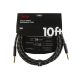 0990820092 Fender Deluxe Series instrument cable, 10ft, black tweed