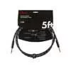 0990820093 Fender Deluxe Series instrument cable, 5ft, black tweed