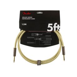 0990820094 Fender Deluxe Series instrument cable, 5ft, tweed