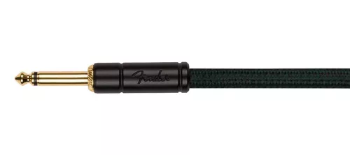 0990821046 Fender Limited Edition Deluxe Series instrument cable, 10ft, sherwood green tweed